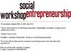 Social Entrepreneurship Workshop